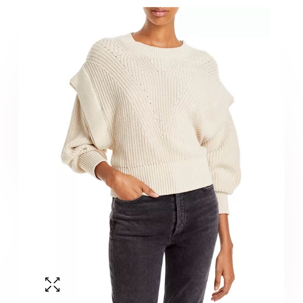 IRO XS New Kharla Balloon Sleeve Sweater - Beige